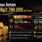 Update Harga Emas Antam Hari Ini 6 Mei 2026: Naik Signifikan