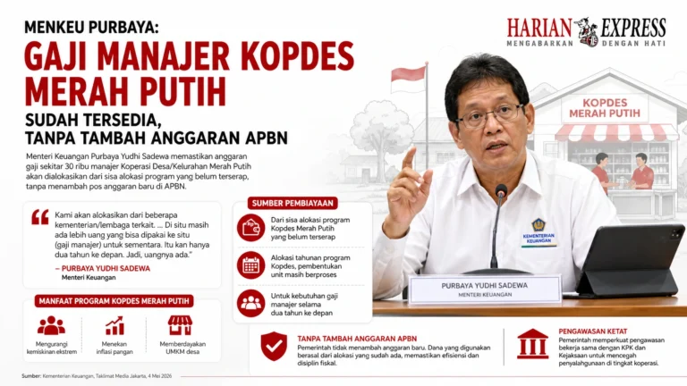 Purbaya Pastikan Anggaran Gaji Manajer Kopdes Merah Putih dari Sisa Dana Program, Tak Tambah Beban APBN