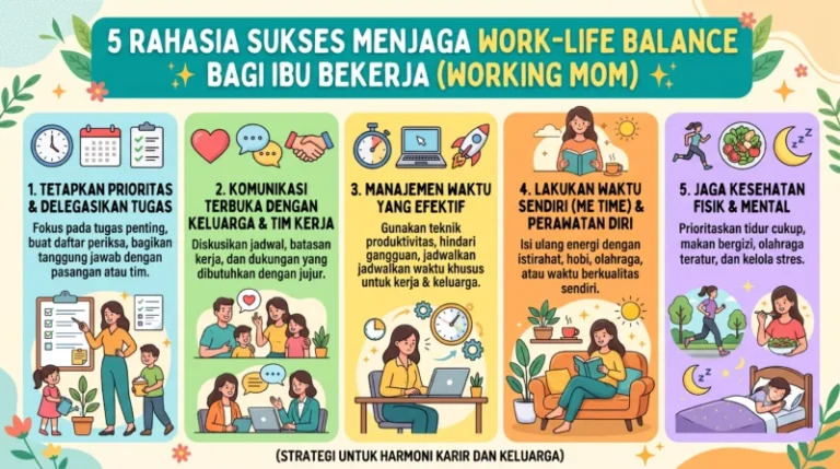 5 Rahasia Sukses Menjaga Work-Life Balance bagi Ibu Bekerja (Working Mom)
