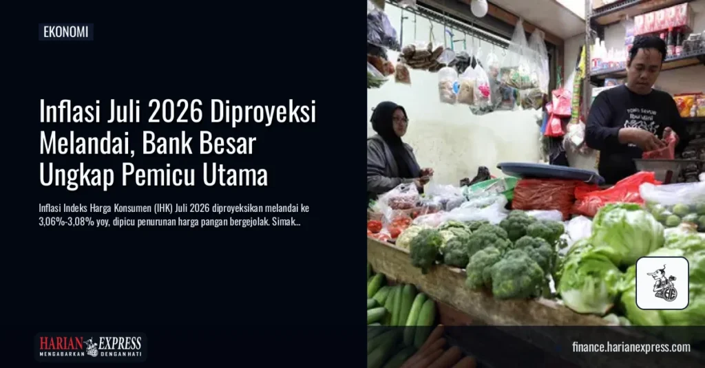 Inflasi Juli 2026 Diproyeksi Melandai, Bank Besar Ungkap Pemicu Utama