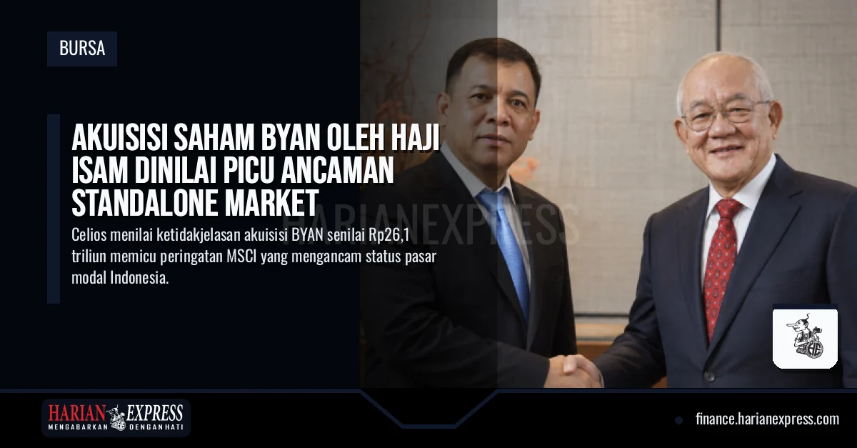 Akuisisi Saham BYAN Oleh Haji Isam Dinilai Picu Ancaman Standalone Market