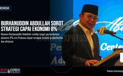 Burhanuddin Abdullah Sorot Strategi Capai Ekonomi 8%
