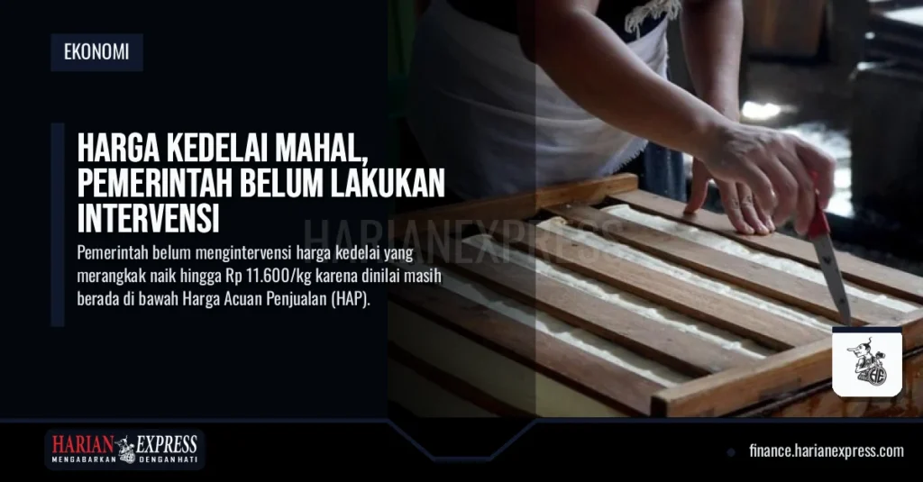 Harga Kedelai Mahal, Pemerintah Belum Lakukan Intervensi