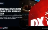 MSCI Tinjau Status Bursa Saham Global November 2026