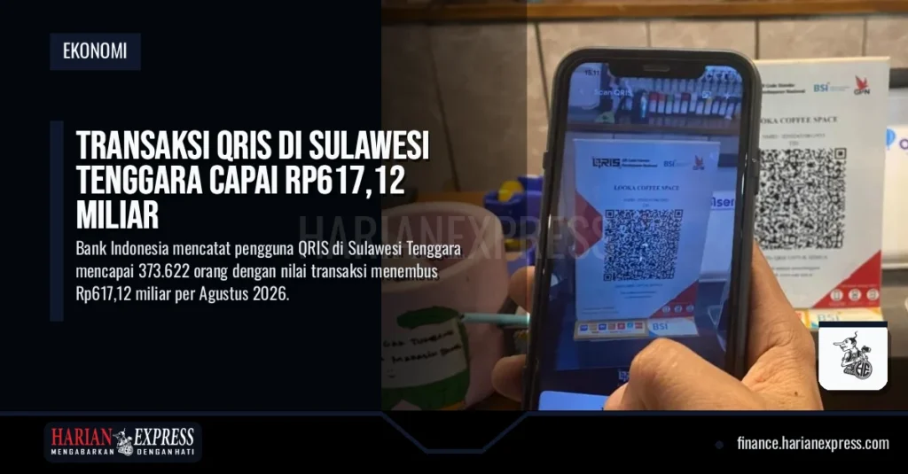 Transaksi QRIS di Sulawesi Tenggara Capai Rp617,12 Miliar