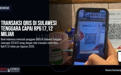 Transaksi QRIS di Sulawesi Tenggara Capai Rp617,12 Miliar