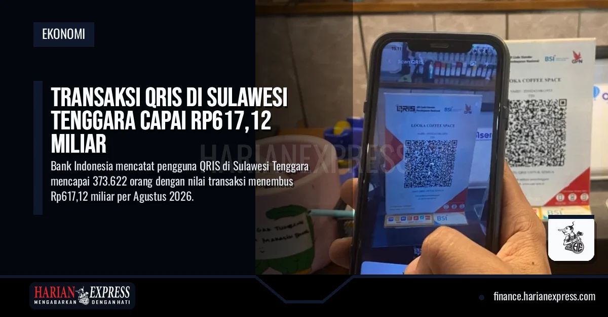 Transaksi QRIS di Sulawesi Tenggara Capai Rp617,12 Miliar