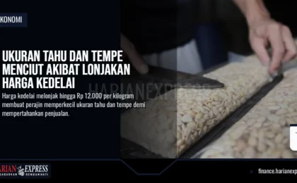 Ukuran Tahu dan Tempe Menciut Akibat Lonjakan Harga Kedelai