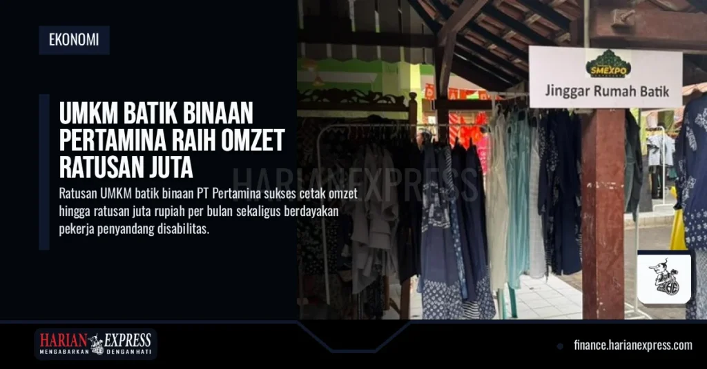 UMKM Batik Binaan Pertamina Raih Omzet Ratusan Juta